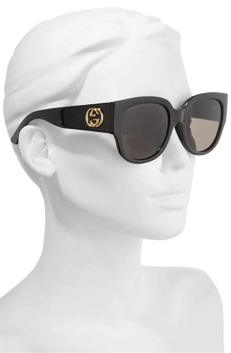 gucci sunglasses women gg|Gucci 55mm square sunglasses.